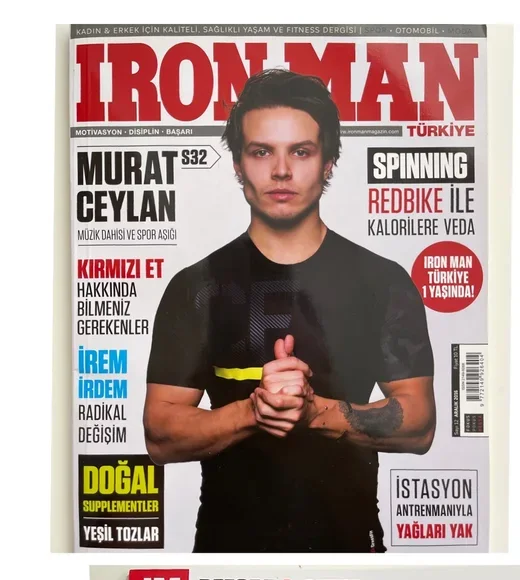 Iron Man Türkiye magazine cover