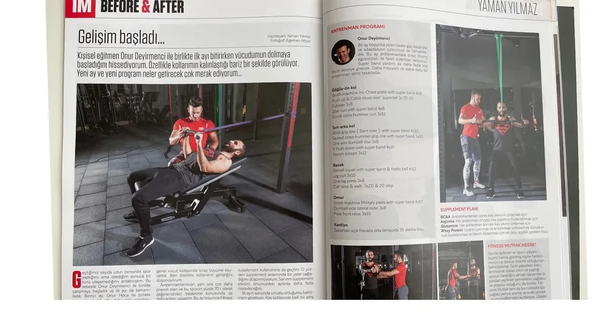 Iron Man Türkiye client training feature by Onur Deyirmenci