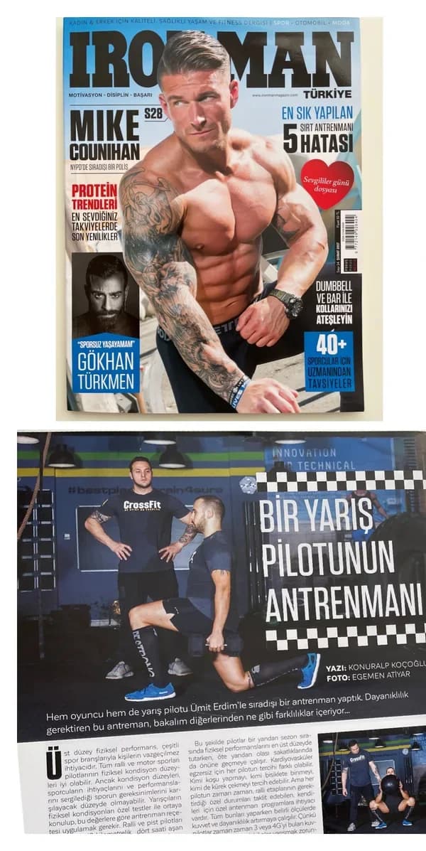 Iron Man Türkiye cover and race training feature